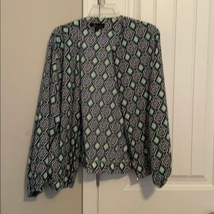 Green pattern jacket